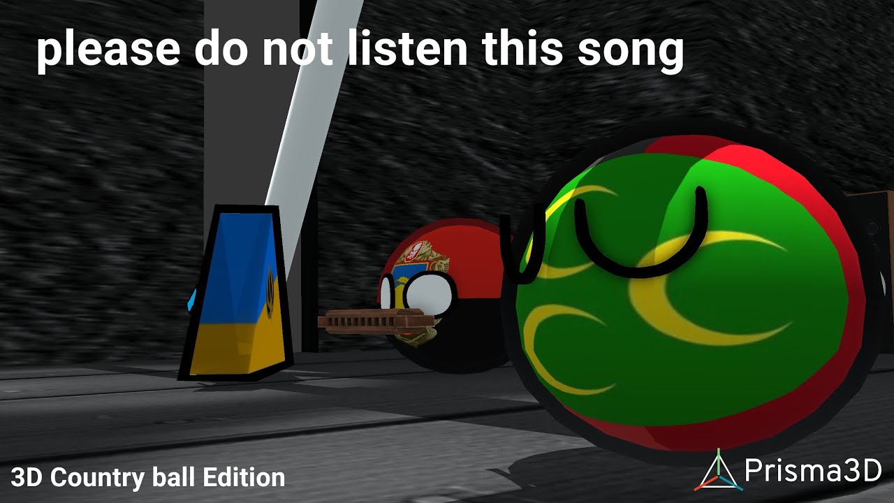 Please do not listen this song [AZALI] × Country Ball animators 