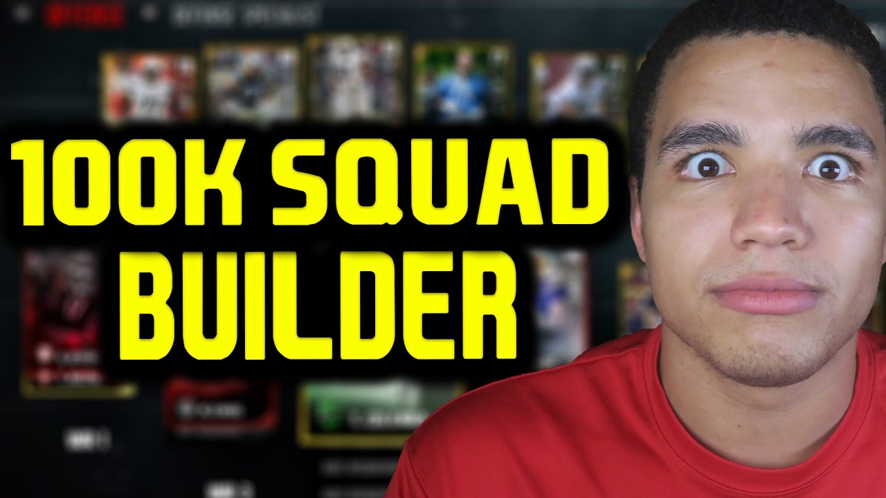THE BEST 100K SQUAD BUILDER! MADDEN 17 ULTIMATE TEAM