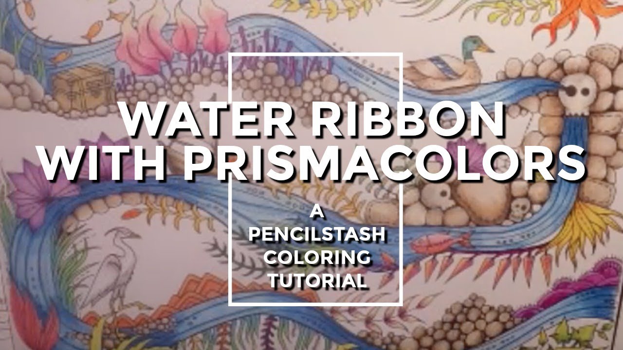Adult Coloring Book Tutorial: How to blend with colored pencils and a blender pencil