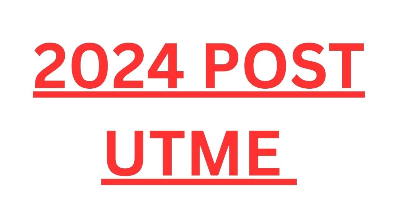 HOW TO PASS POST UTME 2024!