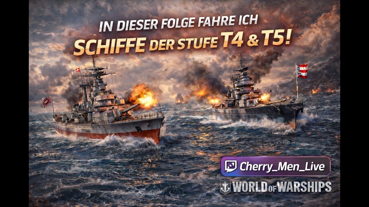 WORLD OF WARSHIPS – T4 & T5 Schiffe im Gefecht! ⚓🔥 Low Tier Chaos eskaliert!