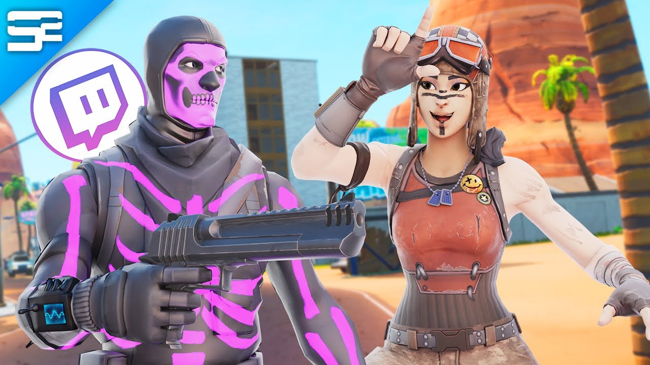 Killing Twitch Streamers with RENEGADE RAIDER #2 - Fortnite Battle Royale