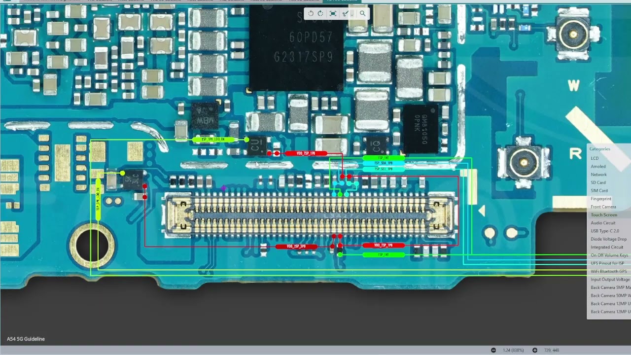 Samsung A54 5G SM-A546B Full Block Diagram