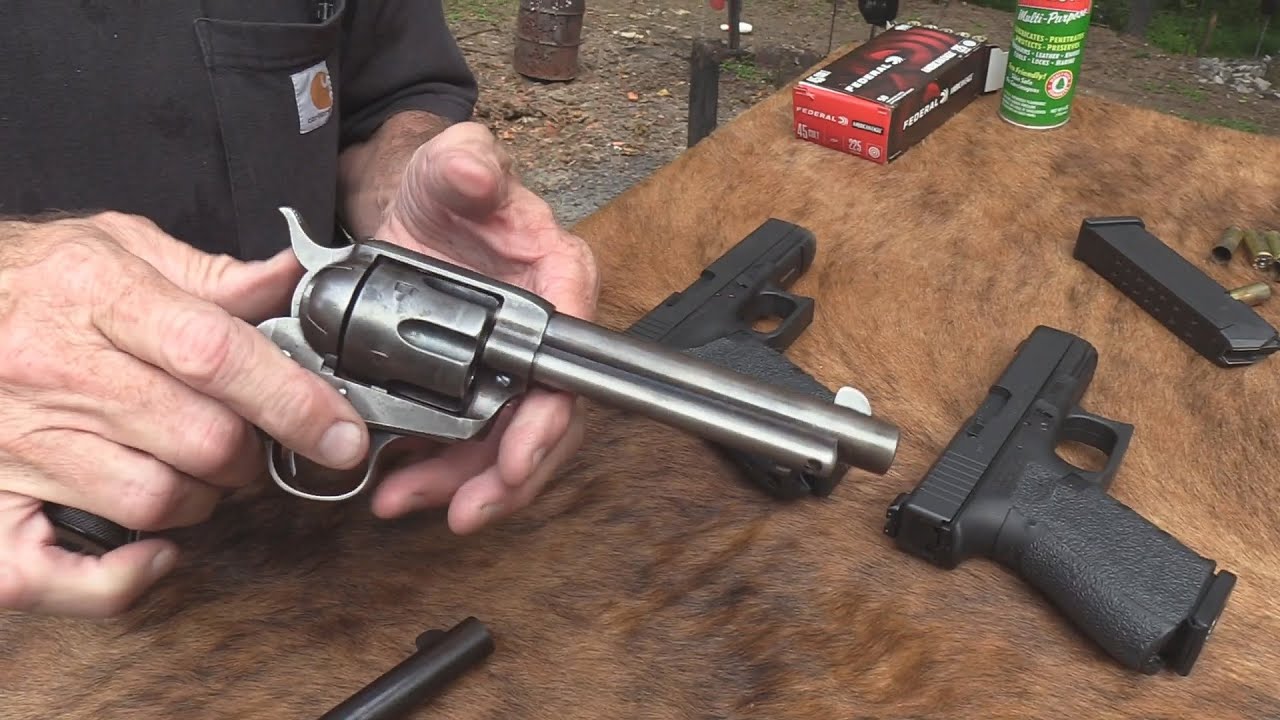 Colt SAA VS Glock Pistol