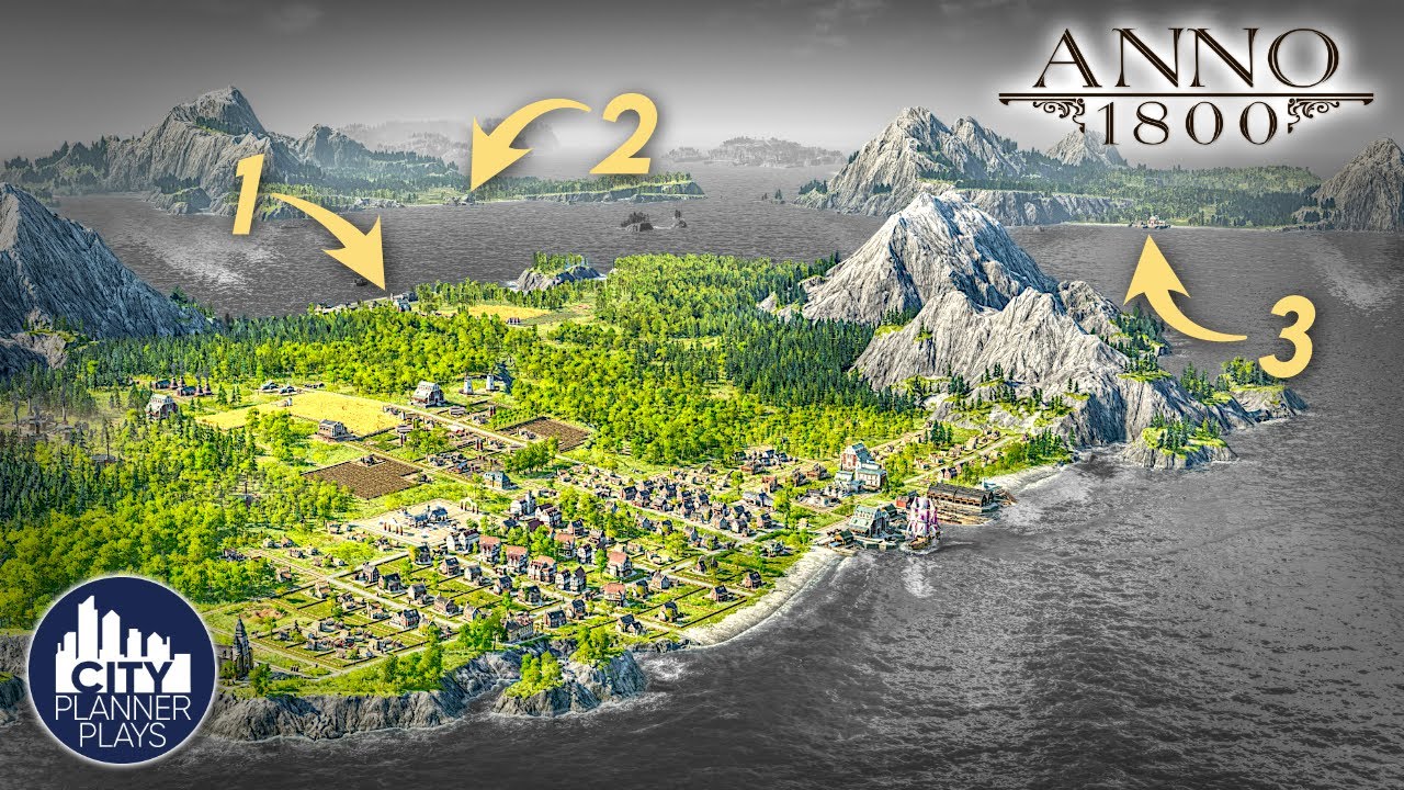 I Claimed and Settled ALL of these Islands in Anno 1800!