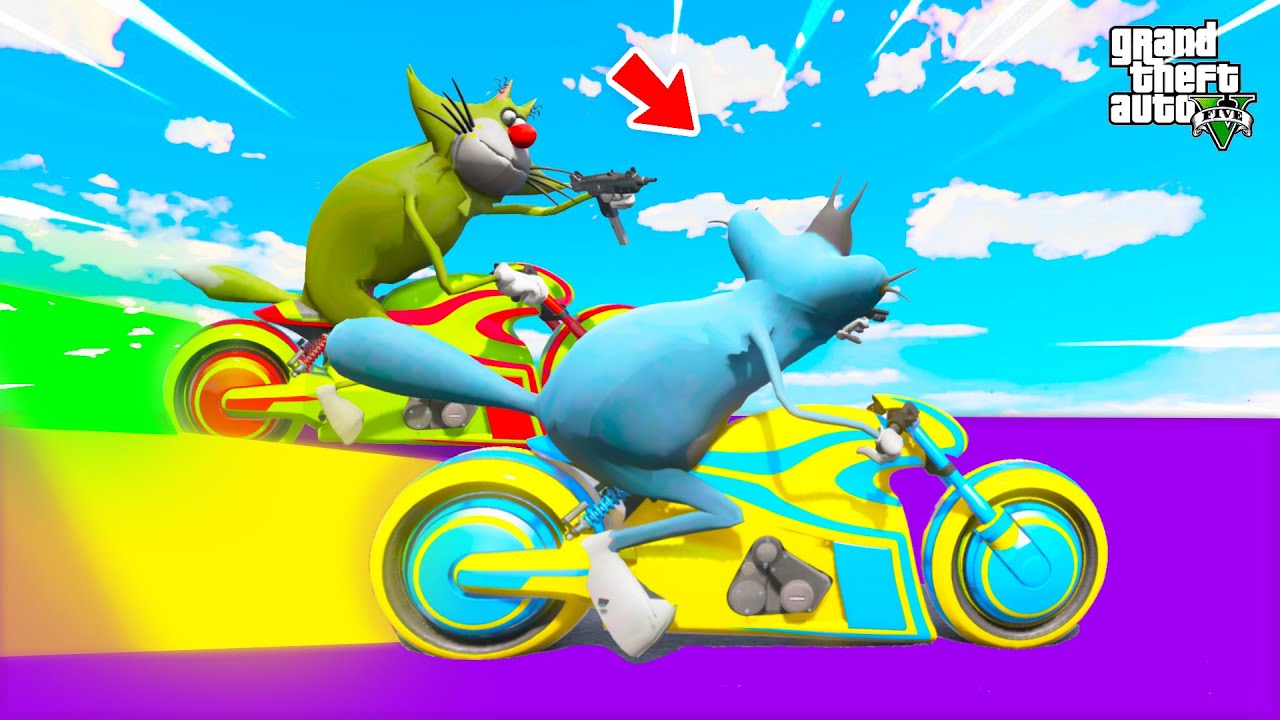 UPGRADING The DEADLINE BIKE RACE From MY COLLECTION with OGGY & JACK in GTA 5