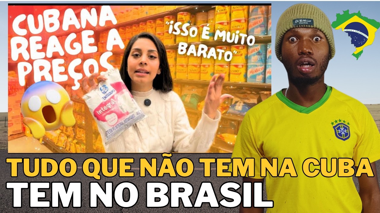 Cubana Foi ao Mercado no Brasil e FICOU SEM PALAVRAS! Não Acreditei na Reação Dessa Cubana.