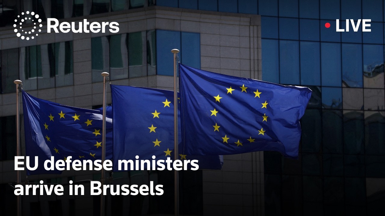 LIVE: EU defense ministers arrive for meeting in Brussels