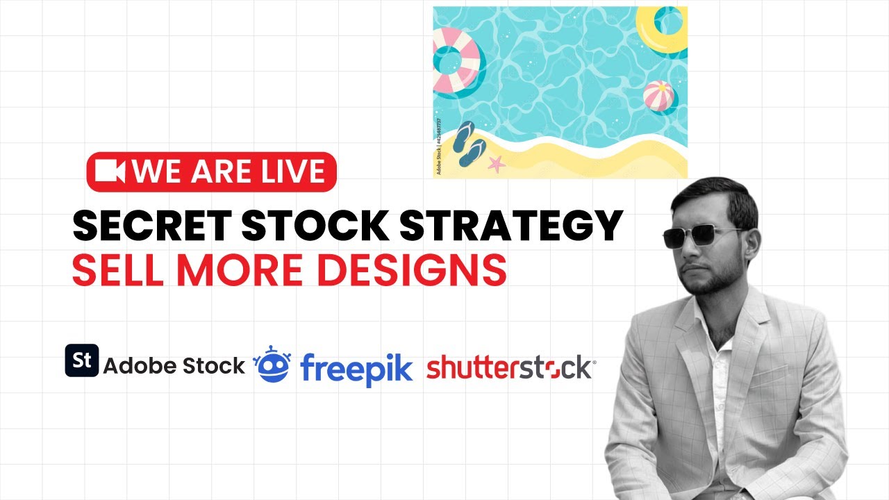 How to Sell Summer Vector Designs on Adobe Stock – Secret Stock Strategy LIVE