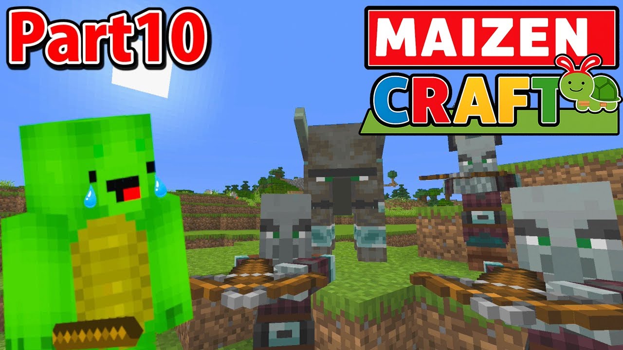 The Village Is Under Attack!【MINECRAFT PART 10】
