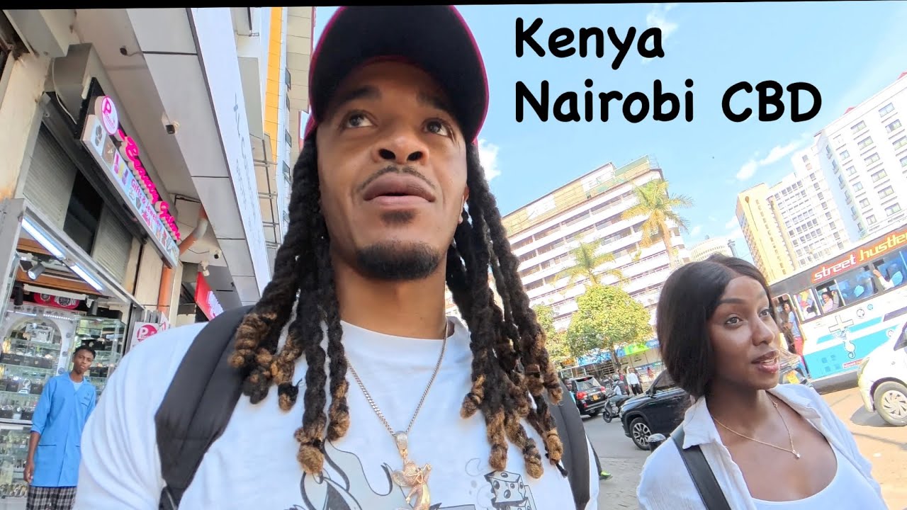 A Kenyan woman showed me around town today