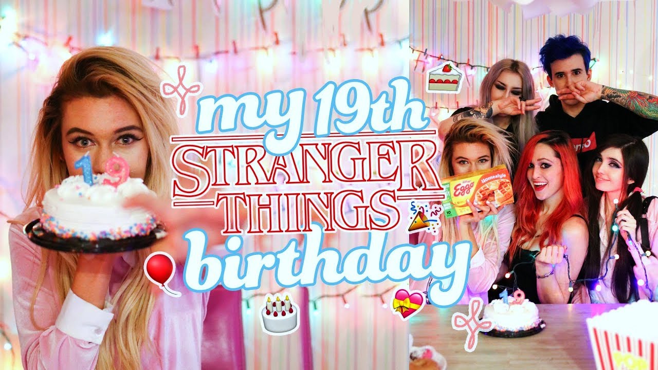 My Stranger Things Themed 19th Birthday Party!