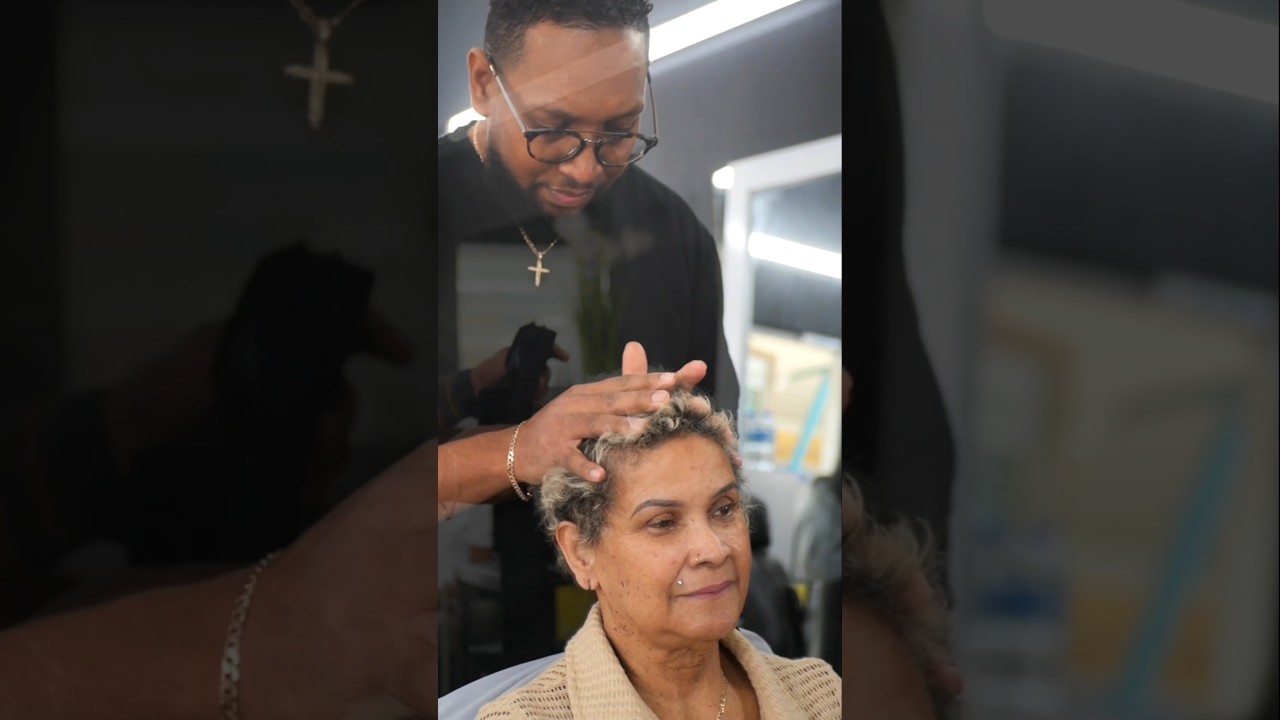 Black women beautiful hair transformation 