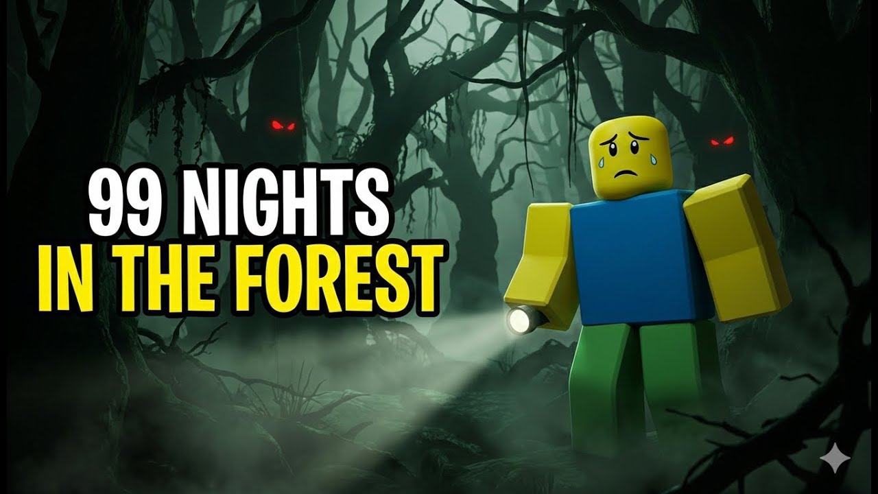 I’m a Noob… Can I Survive 99 Nights in the Forest? 🌲😨 | 