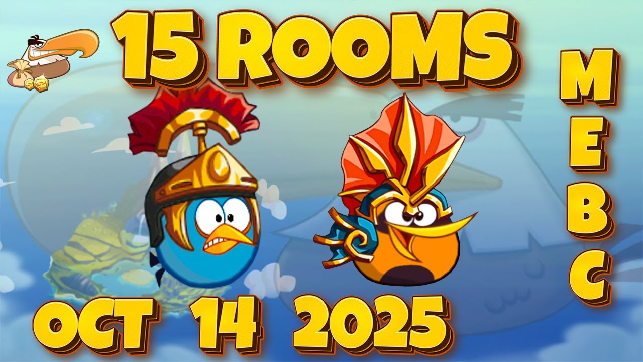 Angry Birds 2 MEBC (15 Rooms) AB2 Mighty Eagle Bootcamp Today Oct 14, 2025