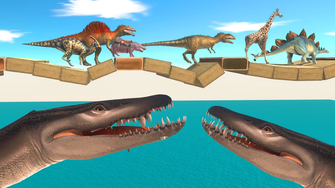 Unstable Bridge Challenge: Don't Jump Into Styxosaurus' Mouth