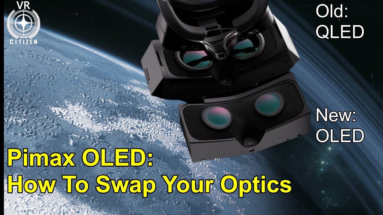 Замена оптического модуля Pimax OLED