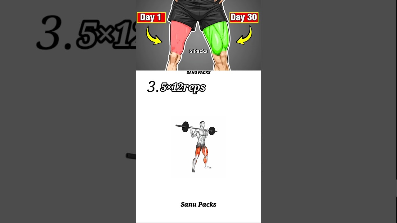 ✔️ Build Legs in 30 Days 🦵