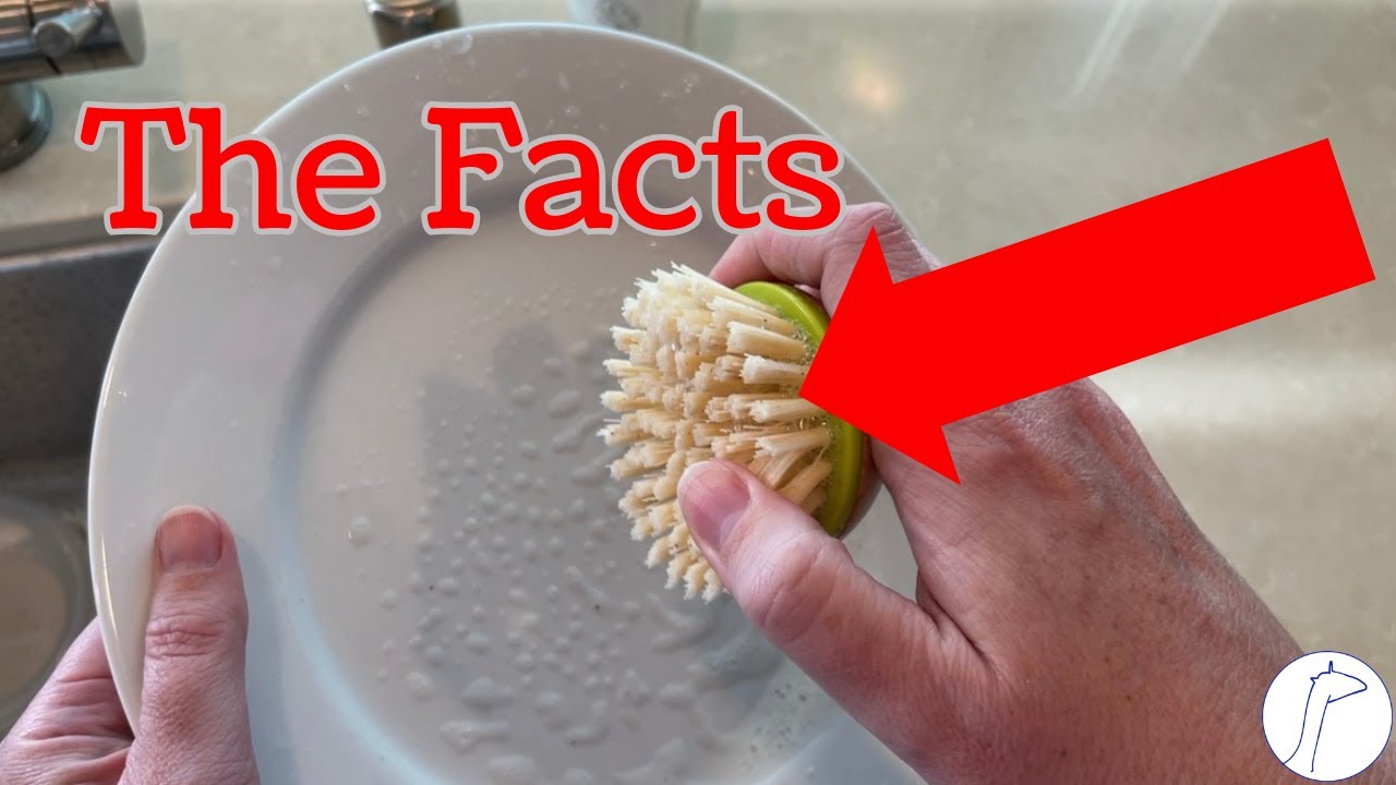 Full Circle Bubble Up Ceramic Soap Dispenser & Bamboo Handle Dish Brush