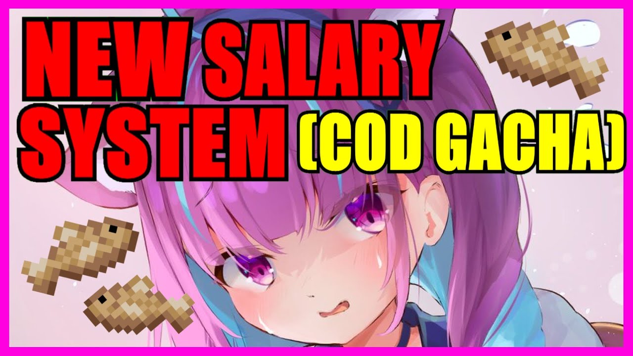 【Hololive】AKUKIN New Salary System: Cod Gacha【Minecraft】【Eng Sub】