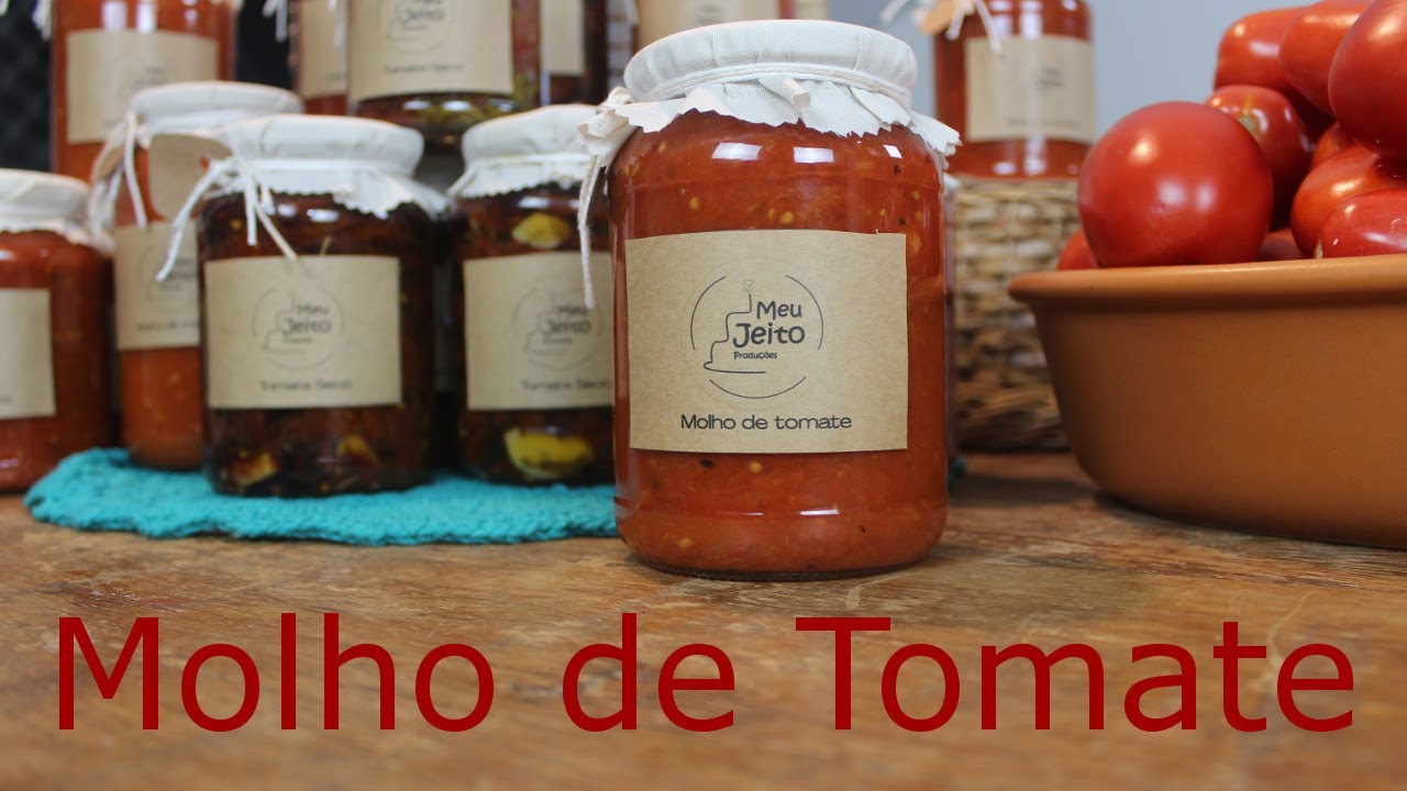 Conservas de Tomate Aula 2/3 - Armazenamento - Molho de Tomate com Margo Ferreira.