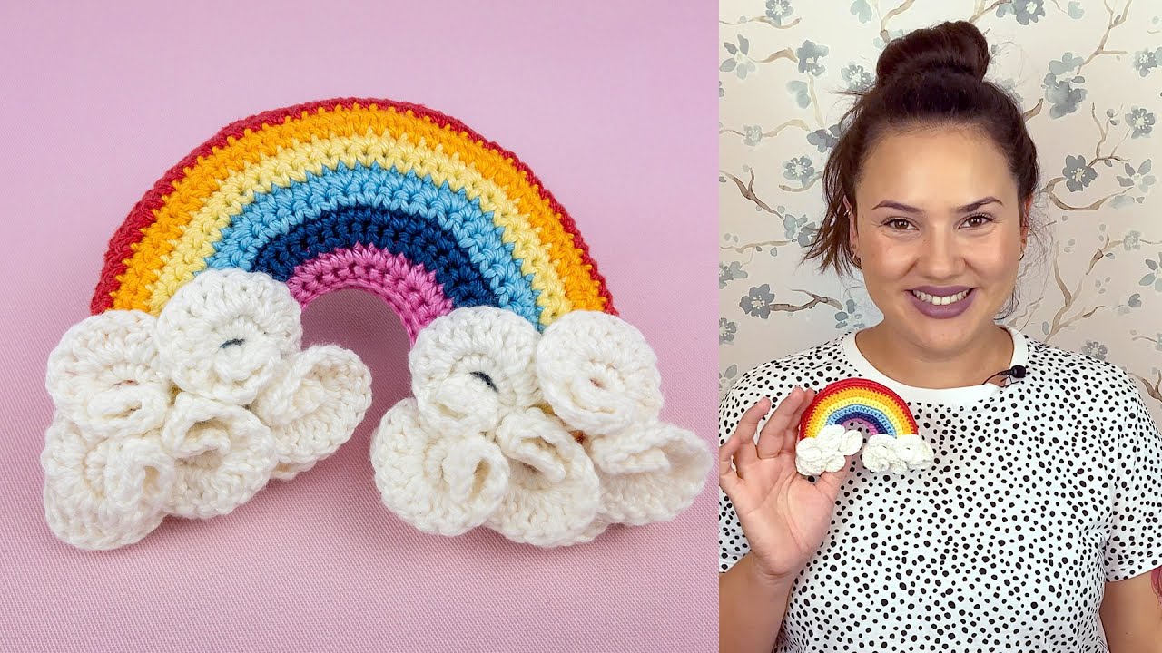 COMO FAZER ARCO-ÍRIS DE AMIGURUMI FÁCIL | ATELIÊ JÉSSICA BRANDÃO | #063