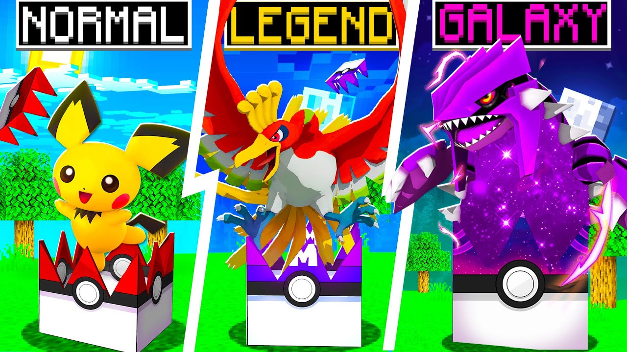 Upgrading LUCKY BLOCKS to GALAXY LUCKY BLOCKS in Minecraft PIXELMON!