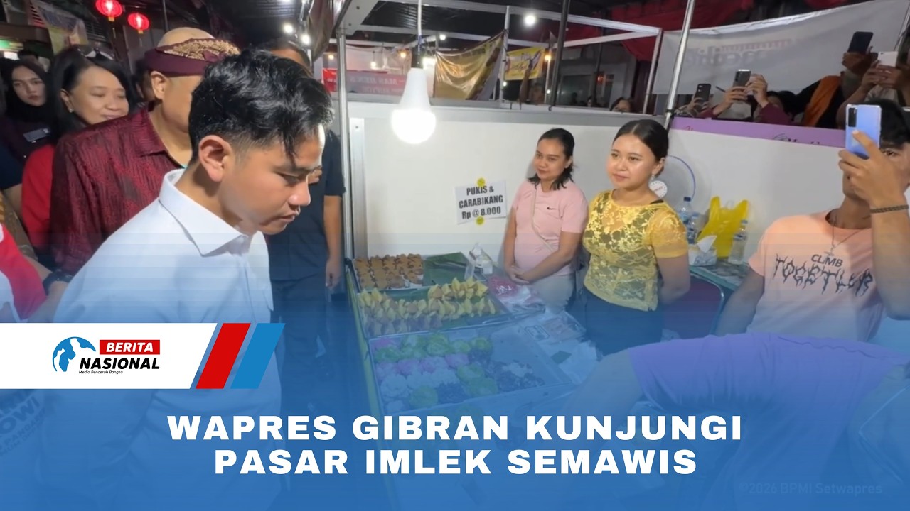 Wapres Gibran Kunjungi Pasar Imlek Semawis