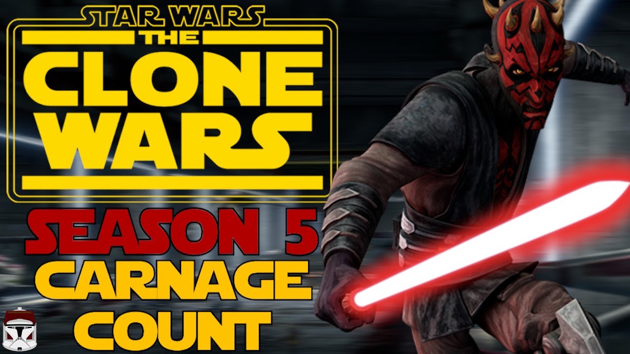 Star Wars The Clone Wars Season 5 Carnage Count