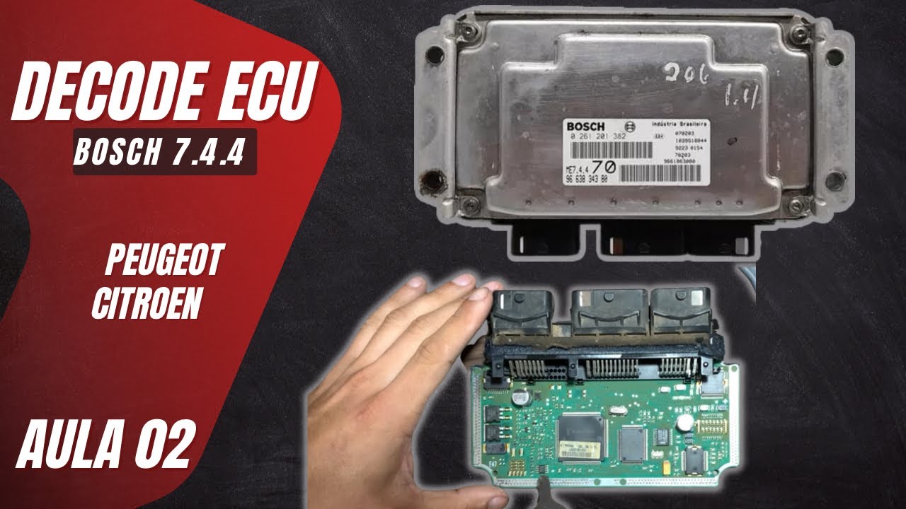 Aula 02 | Como remover o CODE (Decode) central 7.4.4 do Peugeot 206.