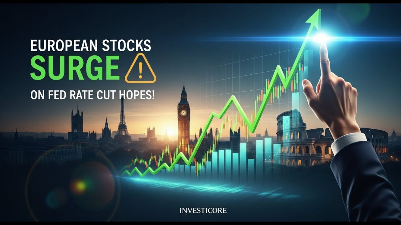 Европейские акции растут на фоне надежд на снижение ставки ФРС! | Investicore