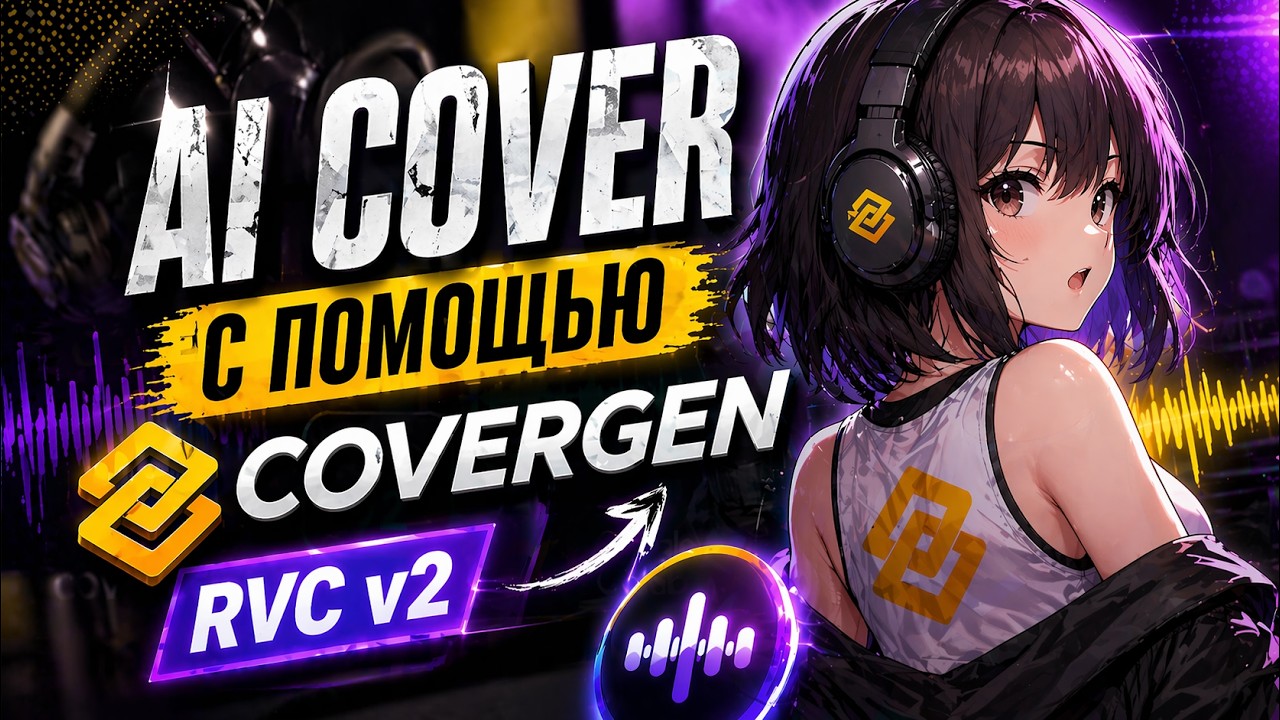 Создание AI COVER с помощью CoverGen в Google Colab | RVC v2