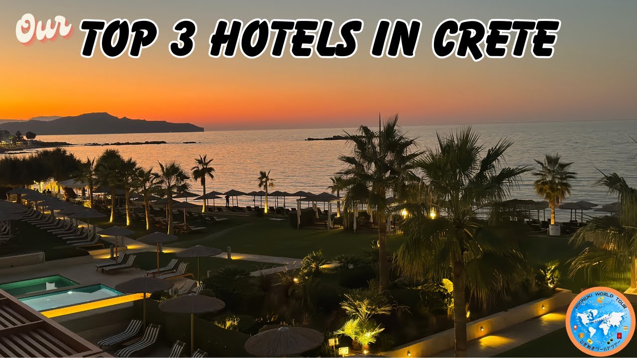 Three Amazing Hotels in Crete, Greece | Domus Renier | Atlantica Kalliston | GDM Megaron   4K