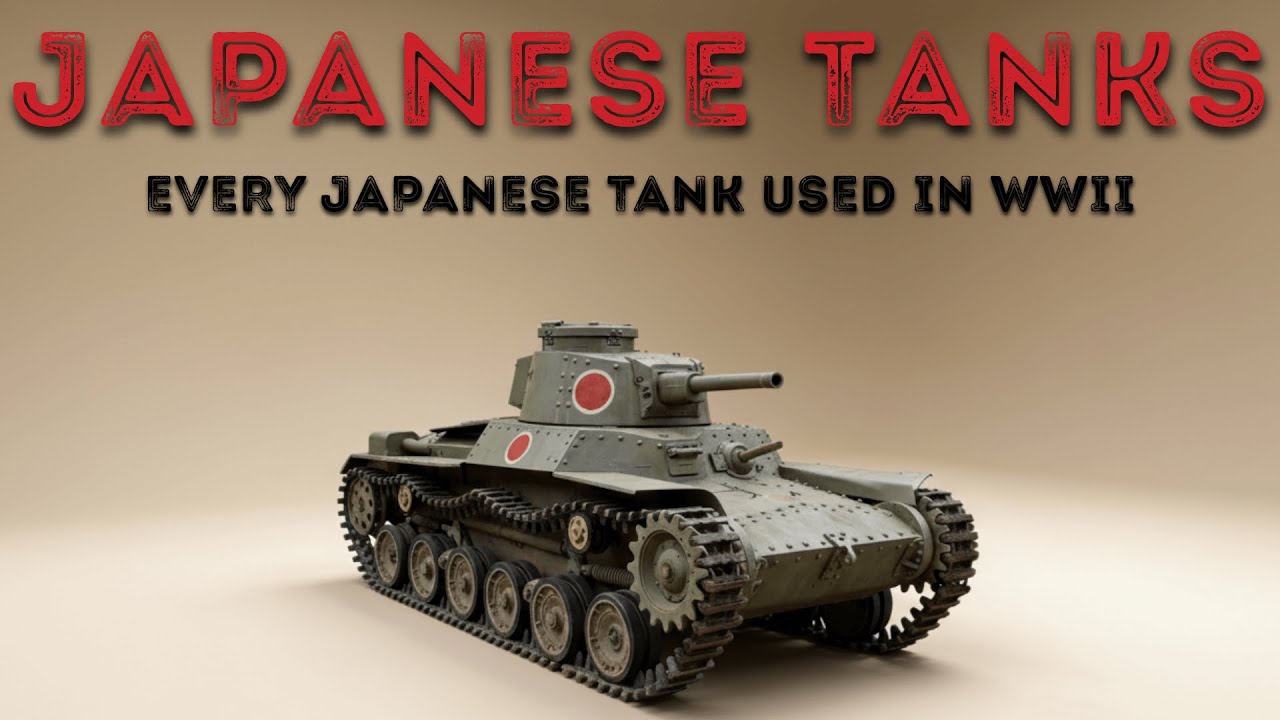 Every Japanese Tank Used in WWII | Complete Combat Vehicle Guide