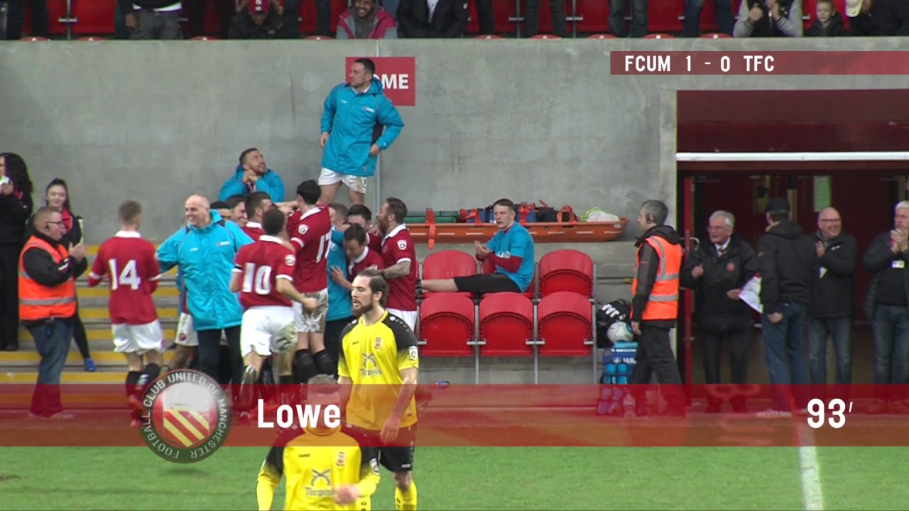 FCUM vs Tamworth FC - 11/0317 - Goals