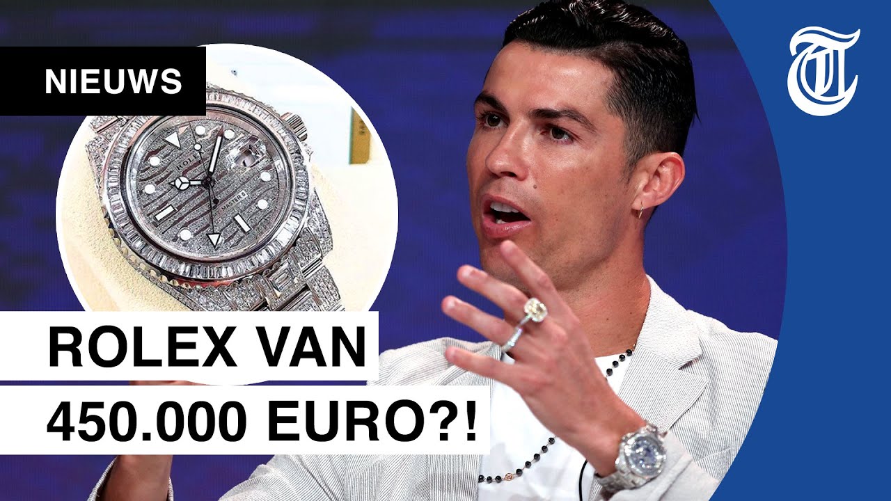 Ronaldo draagt duurste Rolex ooit (of toch niet?)