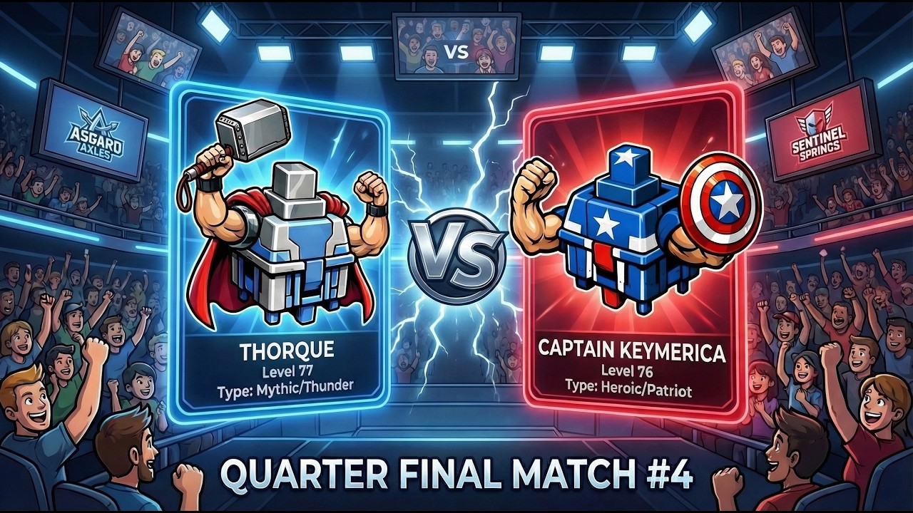 HMXVENGERS ELITE 8 Quarter-Final 4: Thorque vs Captain Keymerica | Neo65 Core Plus