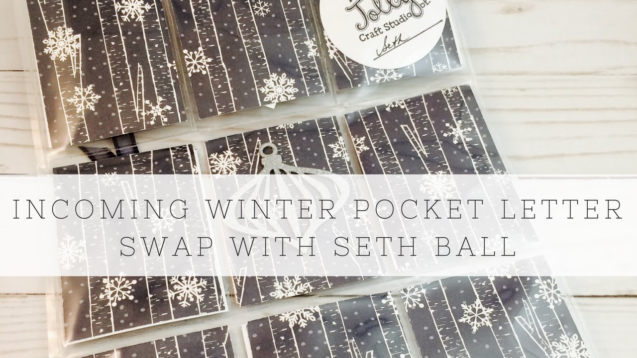 Incoming Winter Pocket Letter - Swap with Seth Ball