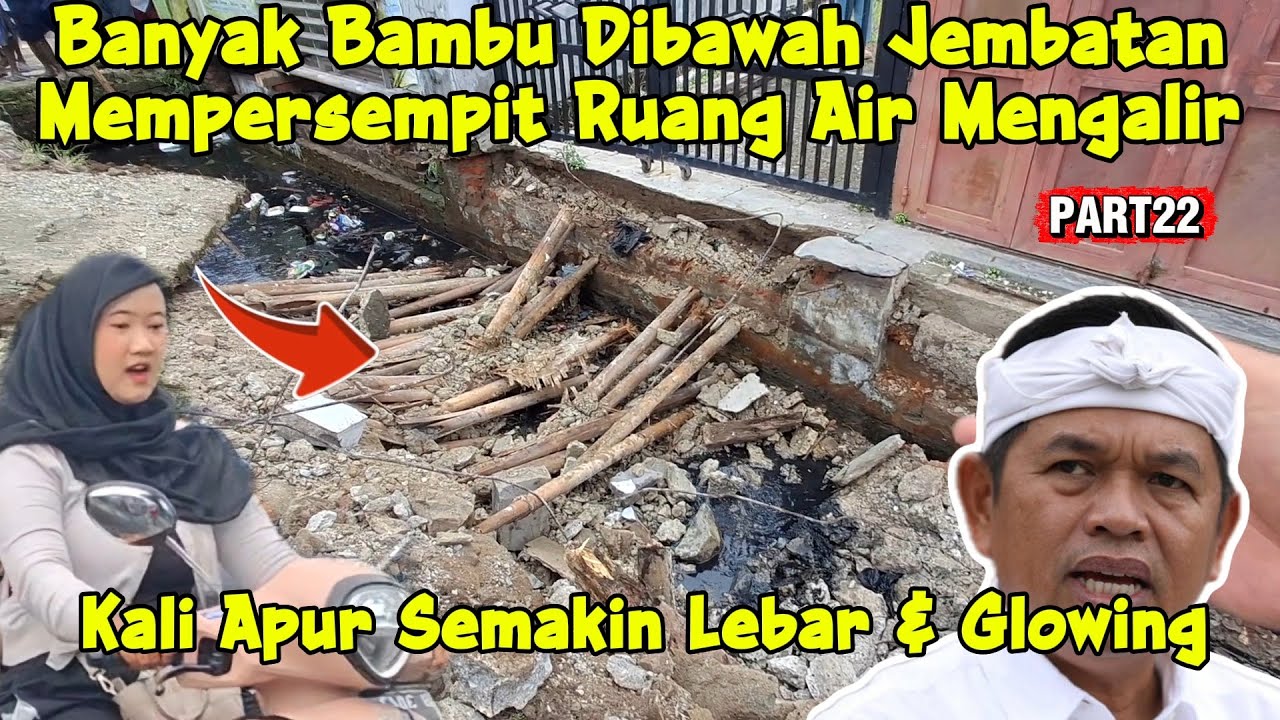 Pantas Mampet‼️ Excavator Keruk Bambu Menutup Aliran Kali Apur Langsung mengalir Lancar