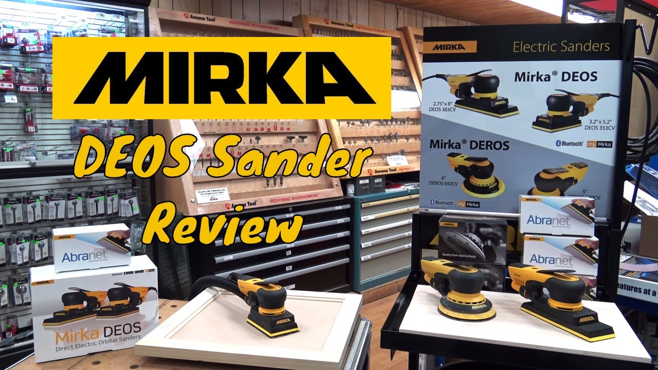 Mirka DEOS 383CV and Mirka DEOS 353CV Sander Demonstration Video