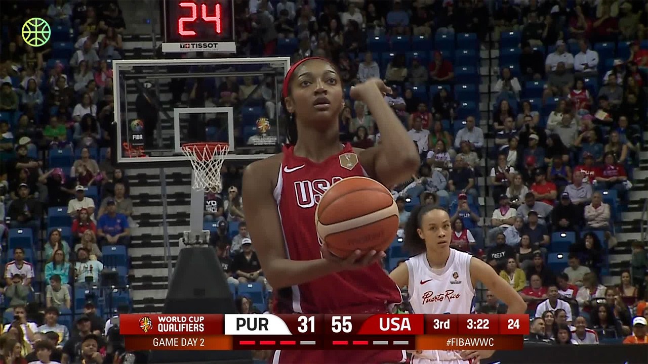 Angel Reese GOES OFF for her FIRST DOUBLE-DOUBLE with USA | #FIBAWWC