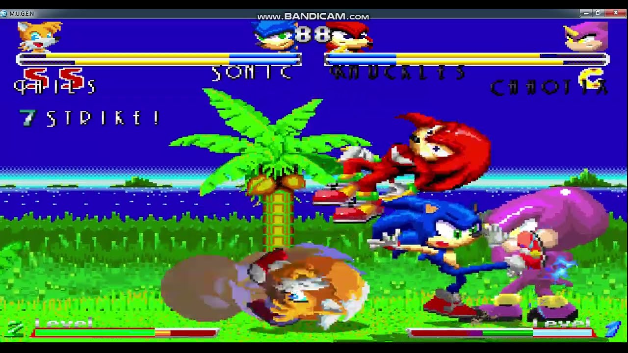 SFF2 PAIRS TOURNAMENT LOSERS BRACKET SEMI FINALS MATCH #1 SONIC AND TAILS VS KNUX AND ESPIO