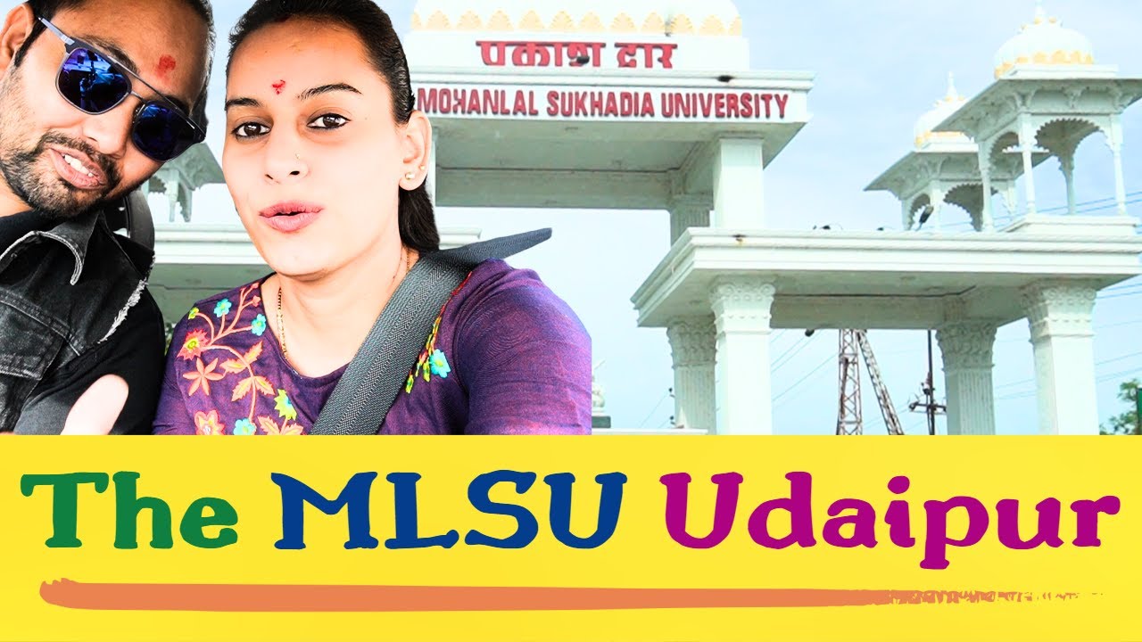 Driving Through the Famous MOHANLAL SUKHADIA UNIVERSITY (MLSU) | Udaipur Vlog | Traveling in Udaipur