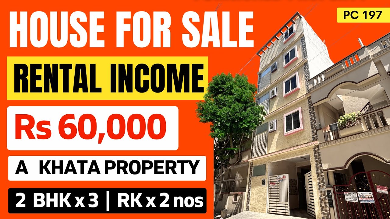 🔥Rental Income House for SALE in Bangalore Hosur Road ✅ 💥Independent House Bangalore Property sale