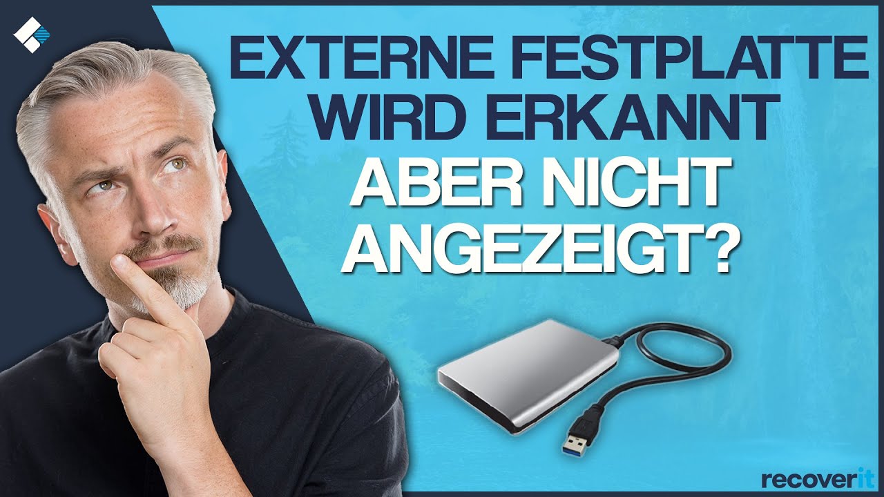 Externe Festplatte wird erkannt aber nicht geöffnet?