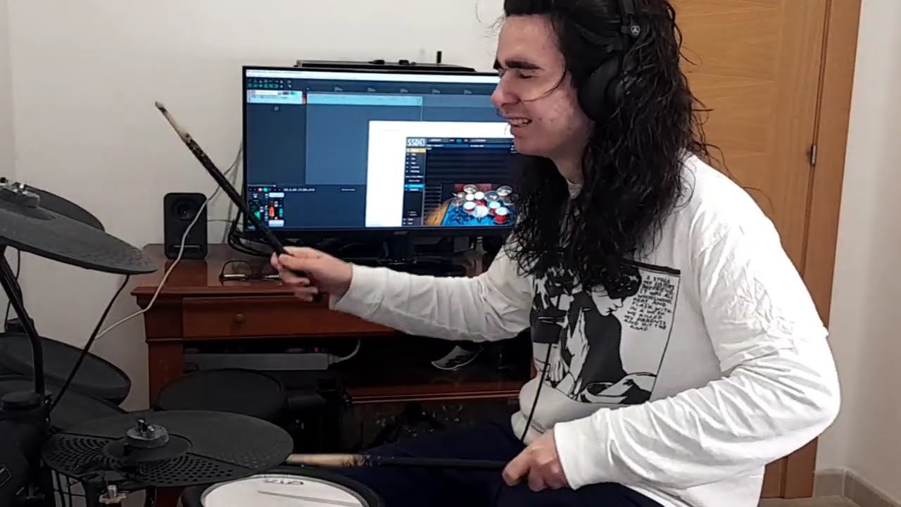 Bark at the moon Drum cover