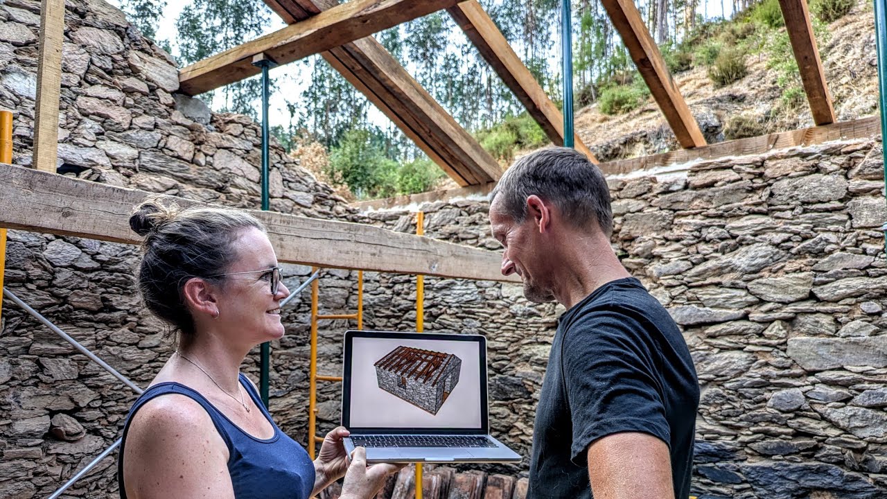 #76 - Making Plans | Designing Roof Trusses for Our Summer Barn Conversion with SketchUp Free