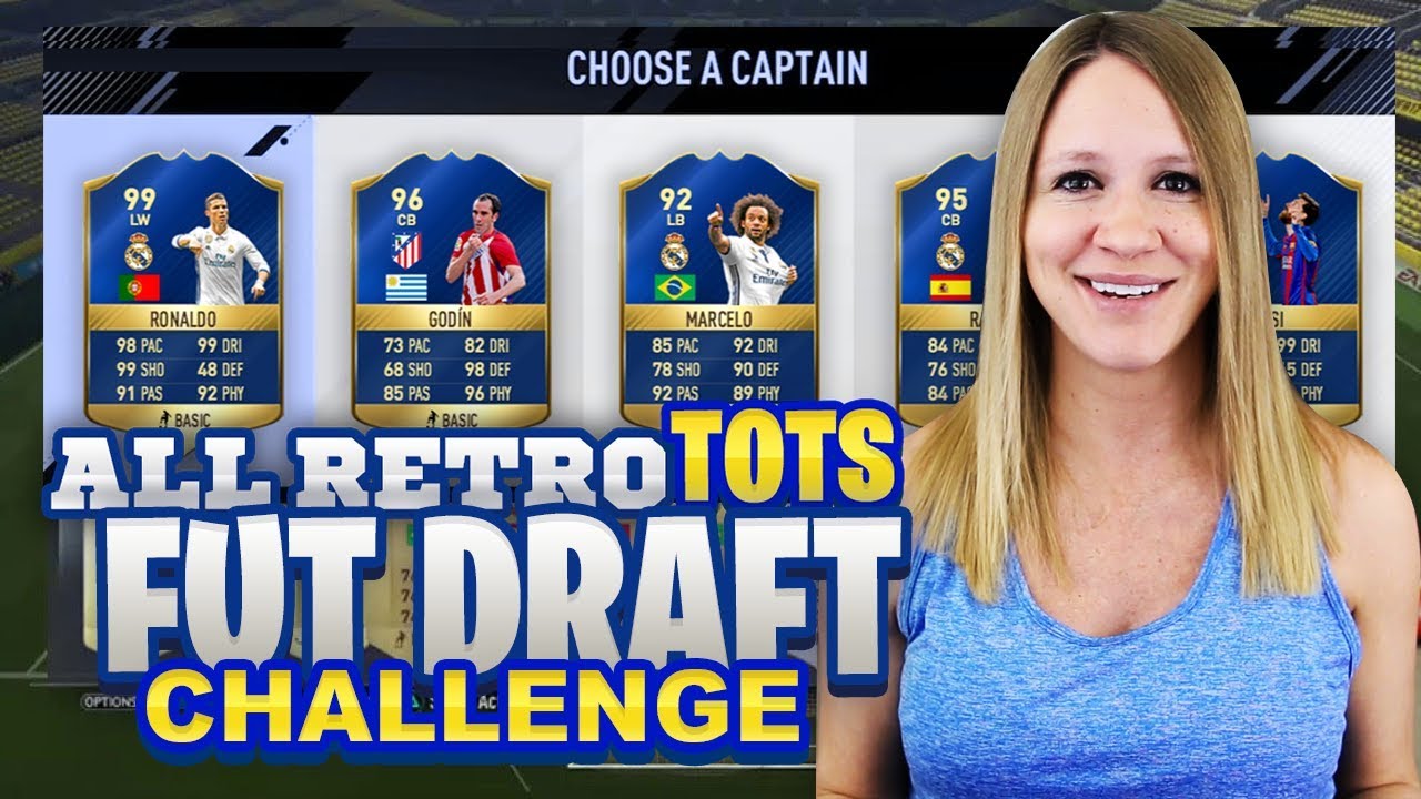 ALL RETRO TOTS FUT DRAFT CHALLENGE! FIFA ULTIMATE TEAM!