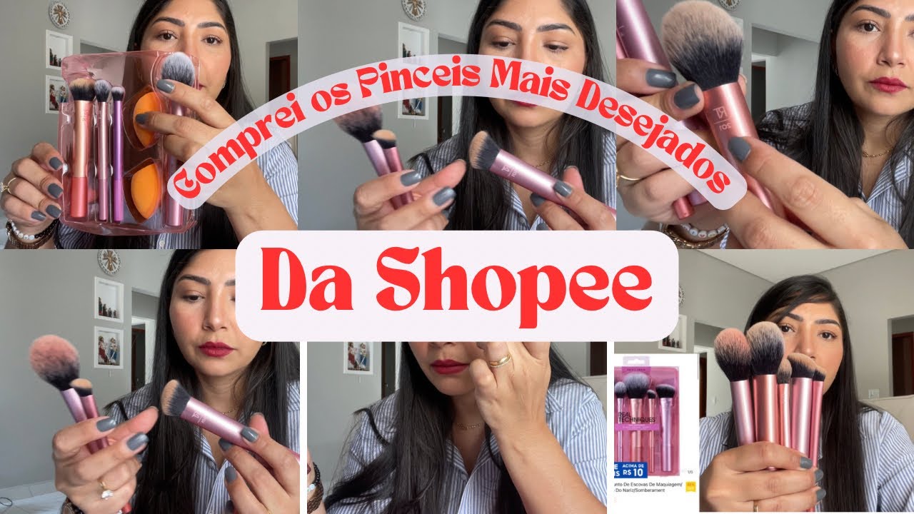 Comprei os Pinc&eacute;is mais desejado da shopee | N&Atilde;O ACREDITEI QUANDO RECEBI