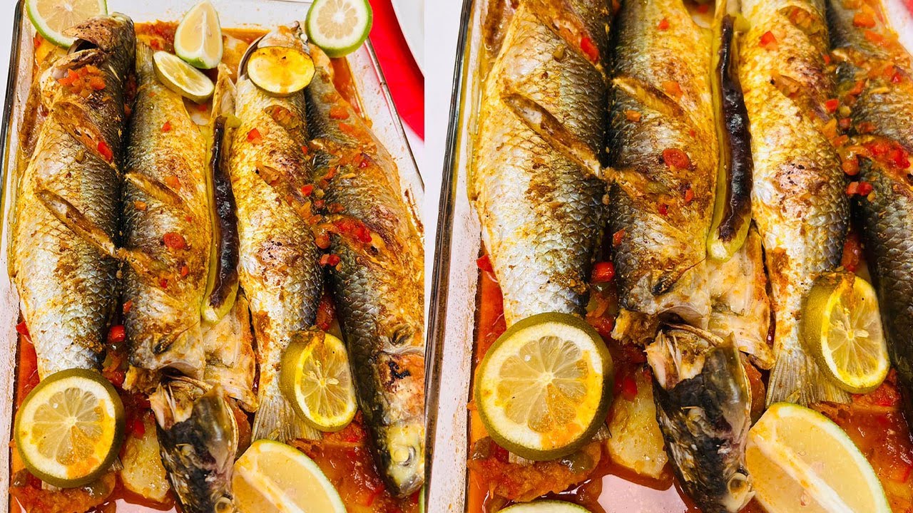 طريقة عمل طاجن سمك بوري بالفرن | العزومة مع الشيف فاطمة أبو حاتي